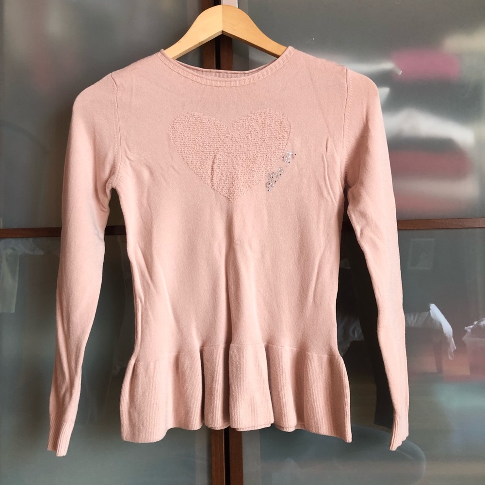 Pink Long-Sleeved Sweater/Shirt